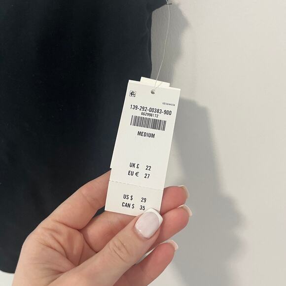 NEW Abercrombie & Fitch Black Bra Free Camisole Tank Size Medium - Picture 3 of 7